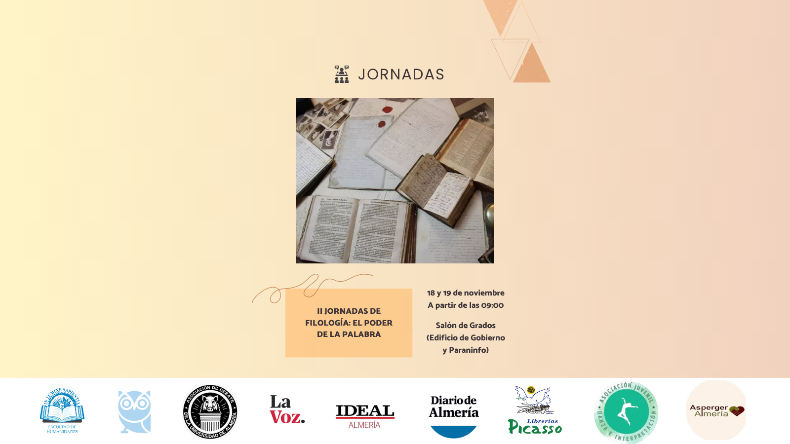  II JORNADAS DE FILOLOGÍA: El poder de la palabra