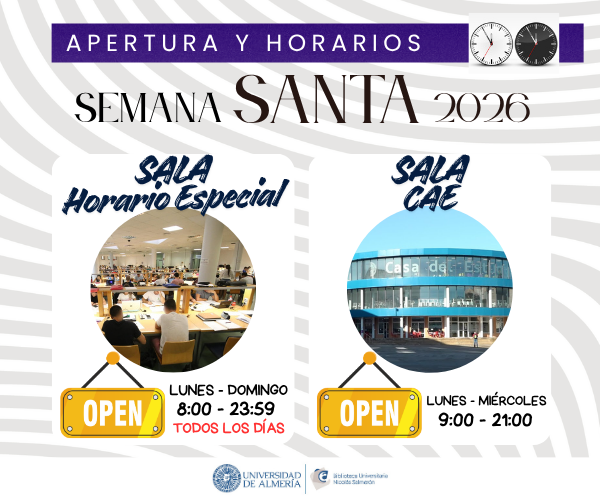 Apertura y horarios en Semana Santa