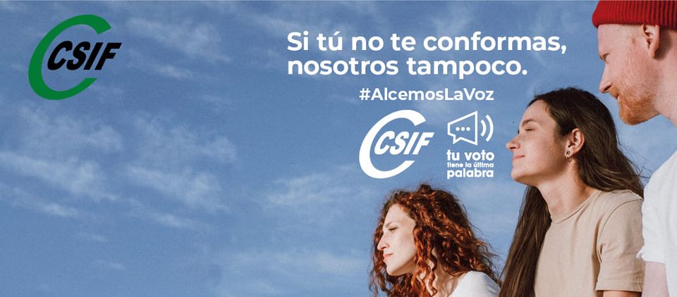 Si tú no te conformas, nosotros tampoco. #AlcemosLaVoz