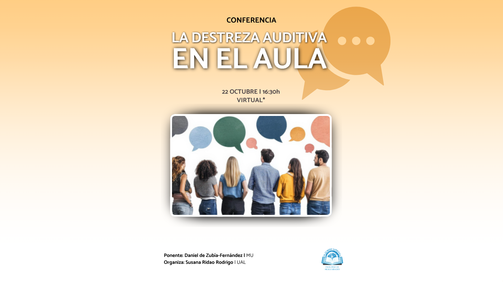 Conferencia La destreza auditiva en el aula