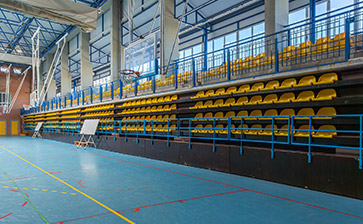 Gradas de Pabellón de Deportes UAL 