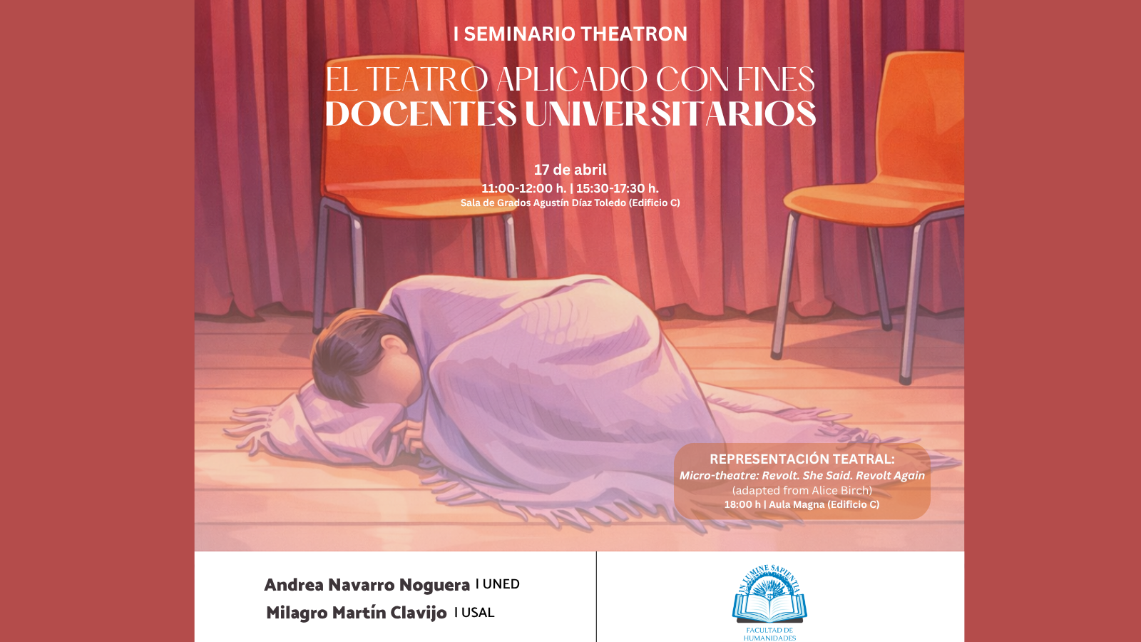 SEMINARIO: EL TEATRO APLICADO CON FINES DOCENTES UNIVERSITARIOS