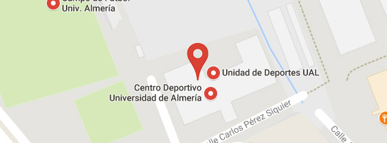 Localización Pabellón de deportes UAL