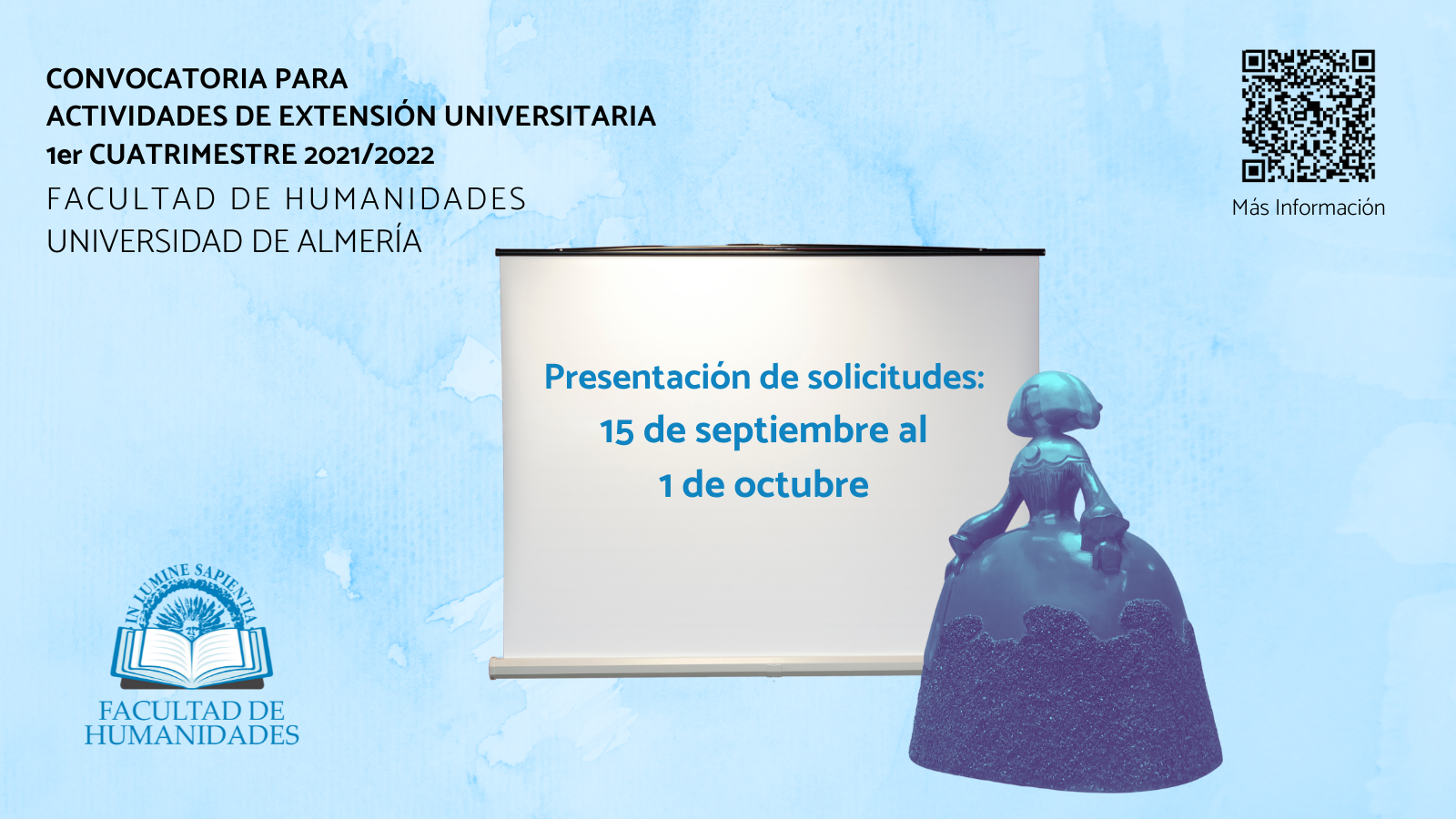 CONVOCATORIA PARA ACTIVIDADES DE EXTENSIÓN UNIVERSITARIA. 
