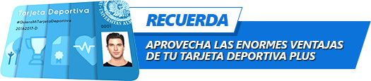 Aprovecha las enormes ventajas de tu tarjeta deportiva Plus