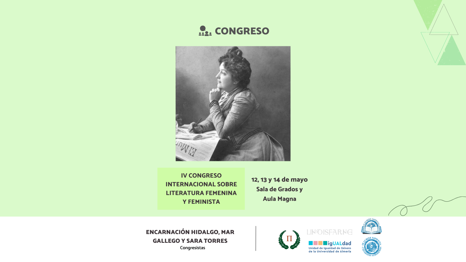 ACTIVIDAD FORMATIVA —  IV CONGRESO INTERNACIONAL SOBRE LITERATURA FEMENINA Y FEMINISTA