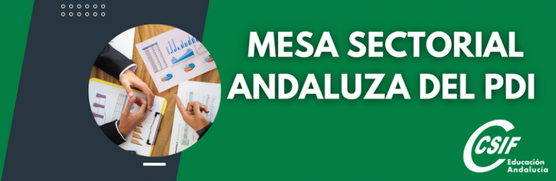 Mesa sectorial andaluza del PDI