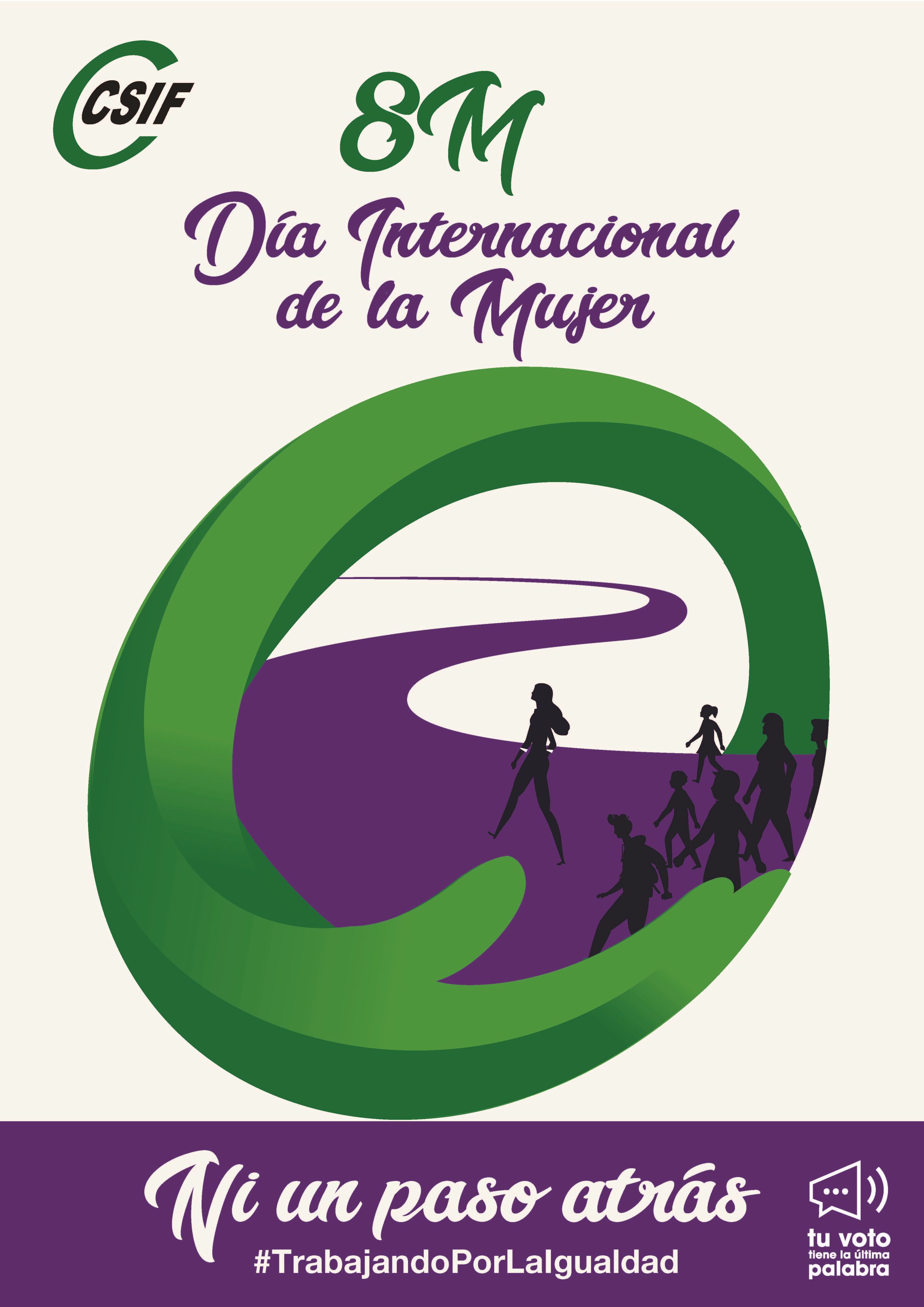 CSIF. Día Internacional de la Mujer. Ni un paso atrás