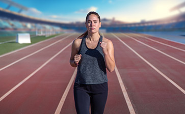 Atleta corriendo