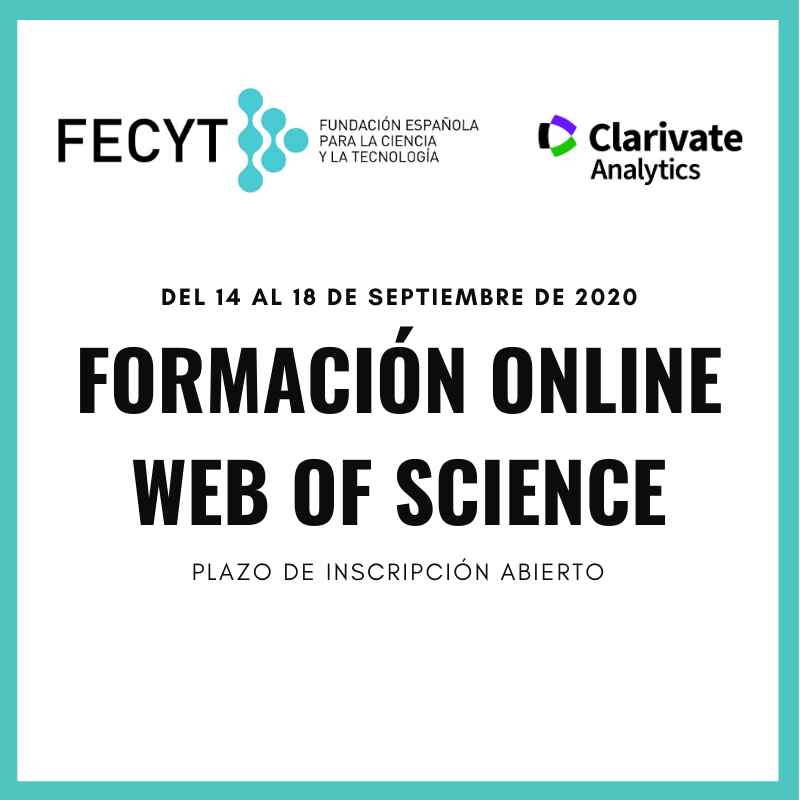 Cursos online del 14 al 18 de septiembre de 2020