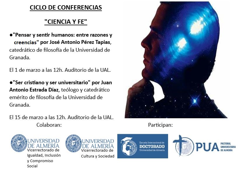 Ciclo de Conferencias "Ciencia y Fe" y Exposición "Somos Migrantes" Ciclo de Conferencias "Ciencia y Fe" y Exposición "Somos Migrantes"