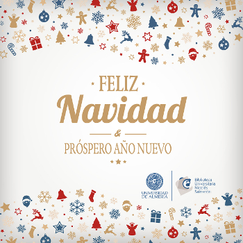 Desde Biblioteca esperamos que tengáis una feliz Navidad y un próspero año 2022, lleno de alegrías.