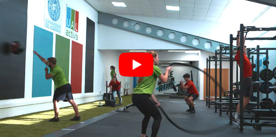 Video sala de entrenamiento