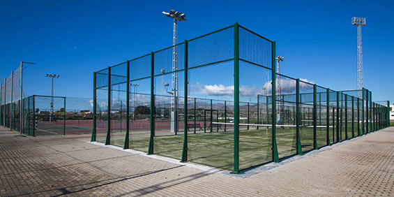 Pista de padel de la UAL