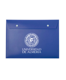 Portadocumentos azul