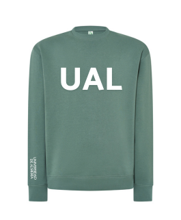 Sudadera verde logo UAL