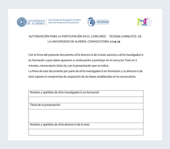 Autorización director/a tesis